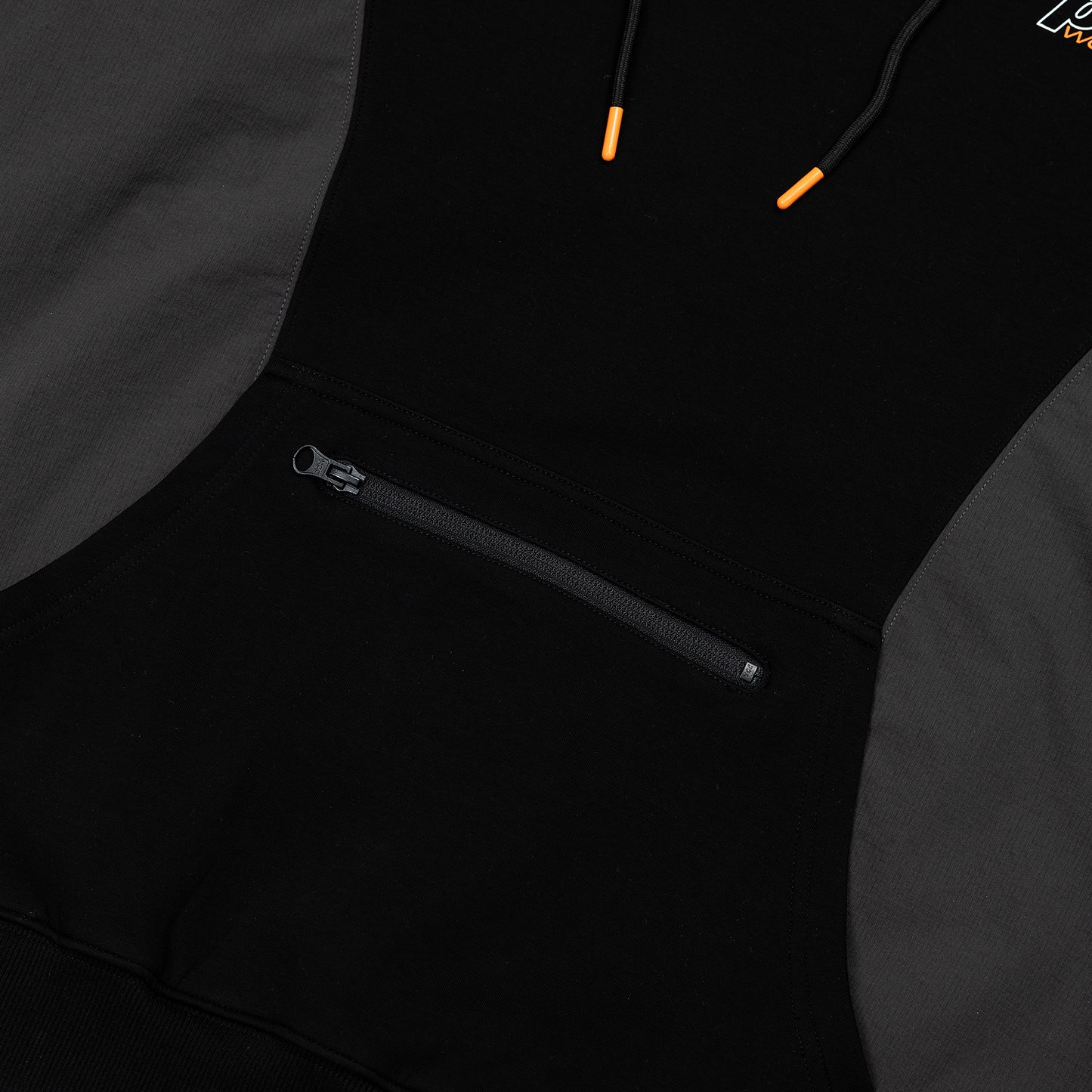 BLACK TECHNICAL HOODIE