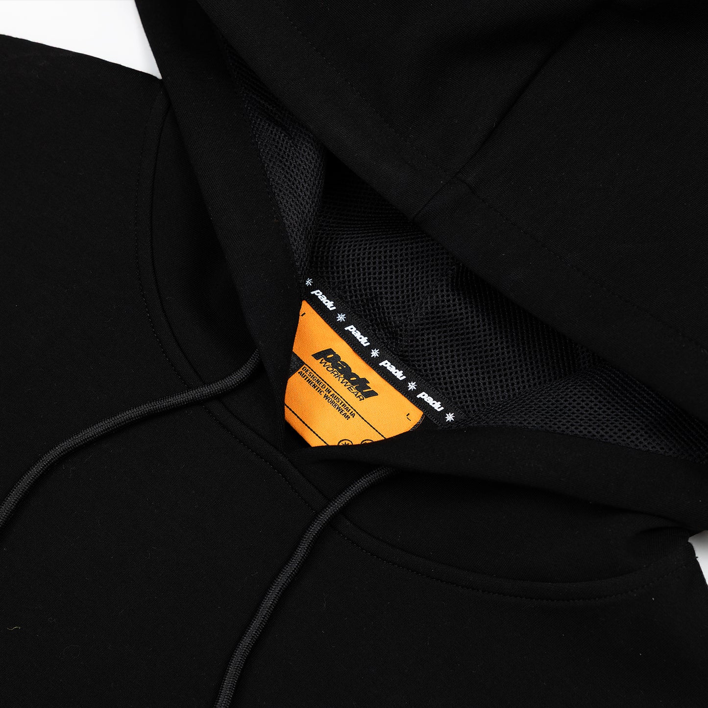 BLACK TECHNICAL HOODIE