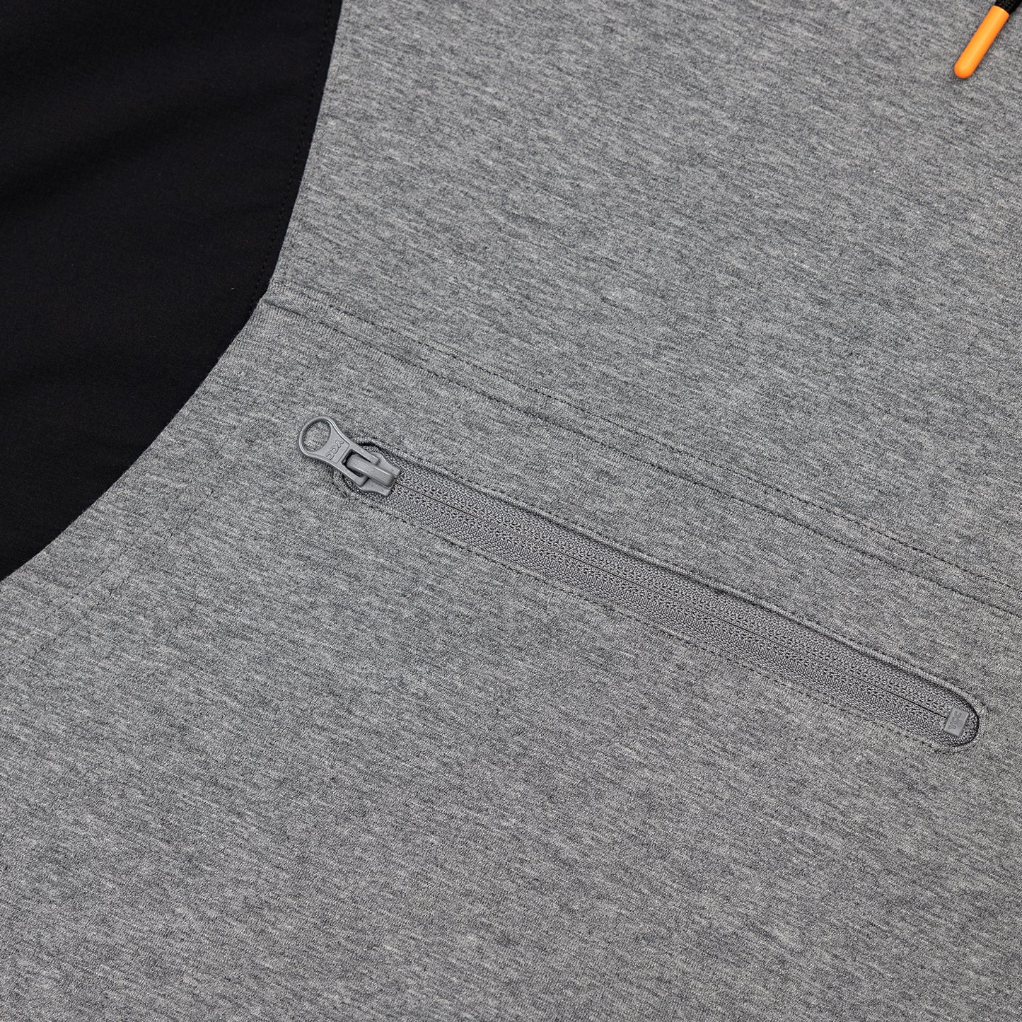 GREY TECHNICAL HOODIE