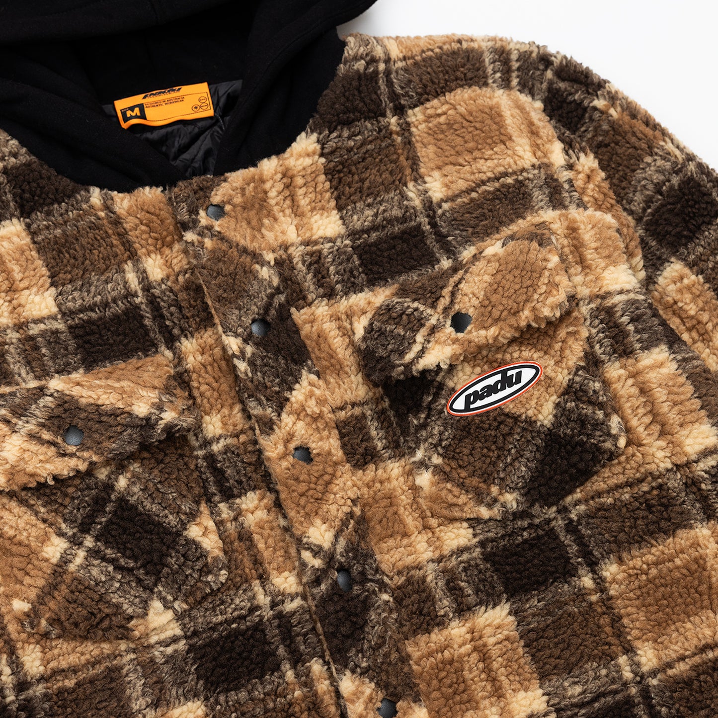 HOODED FLANNEL JACKET