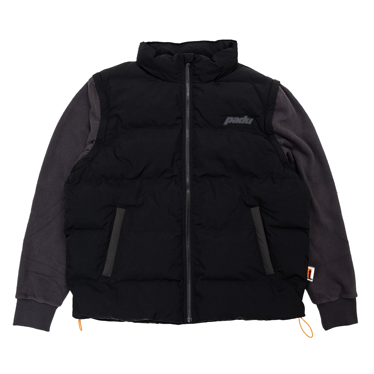 PUFFER JACKET WITH DETACHABLE SLEEVES