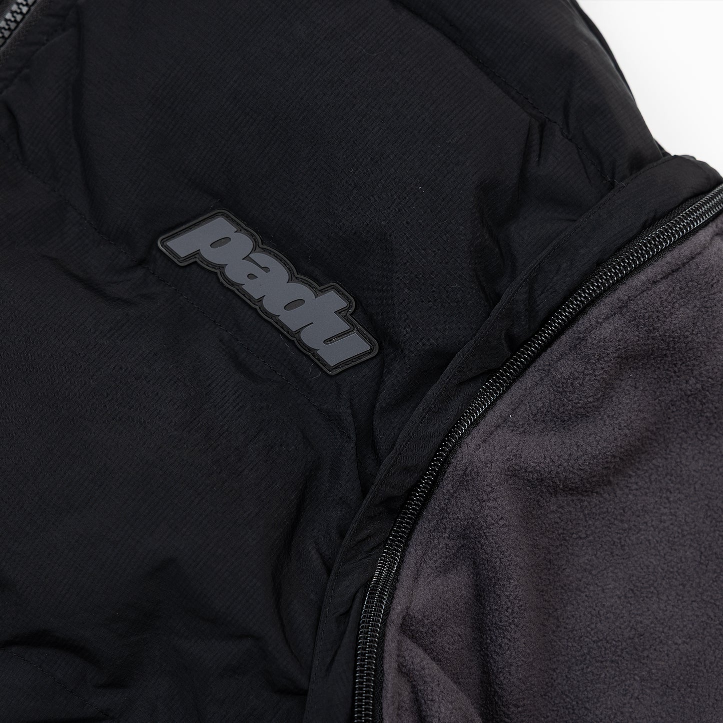 PUFFER JACKET WITH DETACHABLE SLEEVES