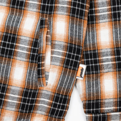 SHERPA COLLAR FLANNEL JACKET